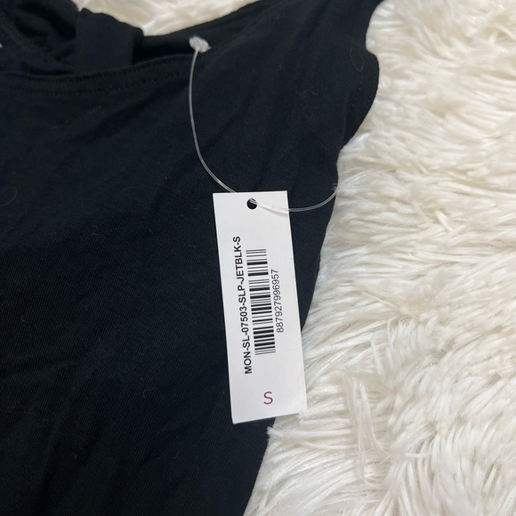 Adore Me Black Open Twist Back Suzie Slip Dress - Picture 4 of 5